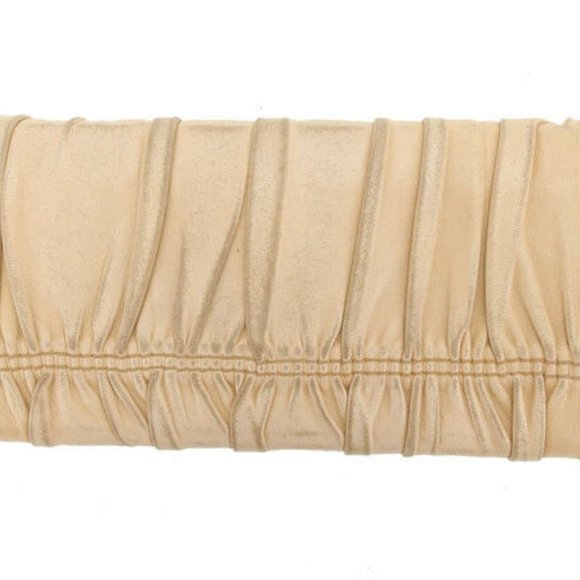 Prada Wallet Purse Long Wallet Beige Gold Woman Authentic Used Y4171 - Picture 2 of 6